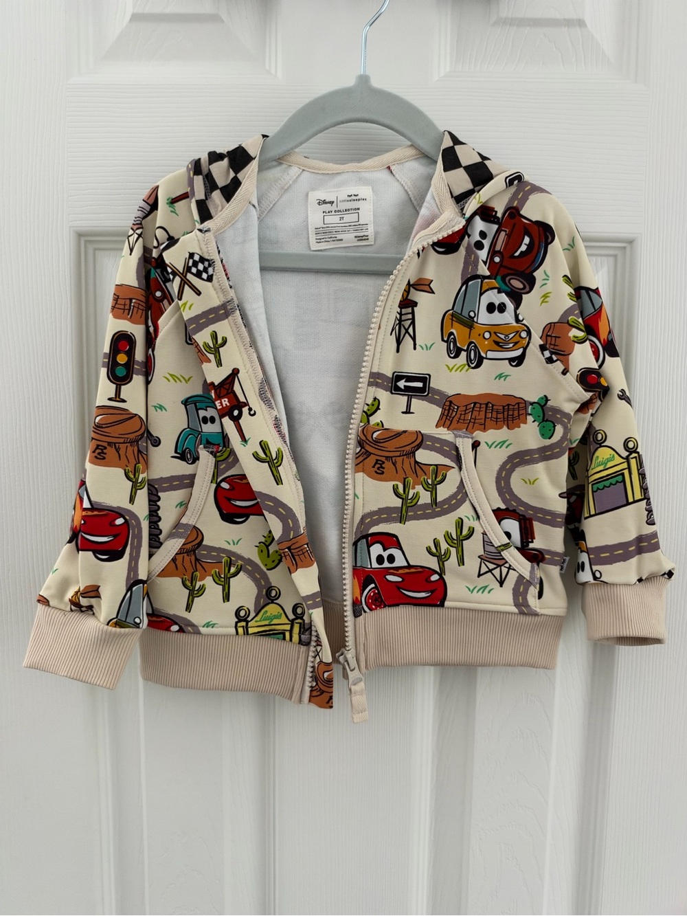 Little Sleepies Radiator Springs McQueen Zip Up Hoodie